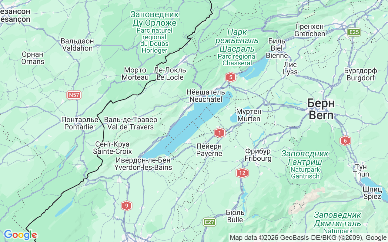 Местоположение Парусная лодка: Cheyres, Невшательское Озеро