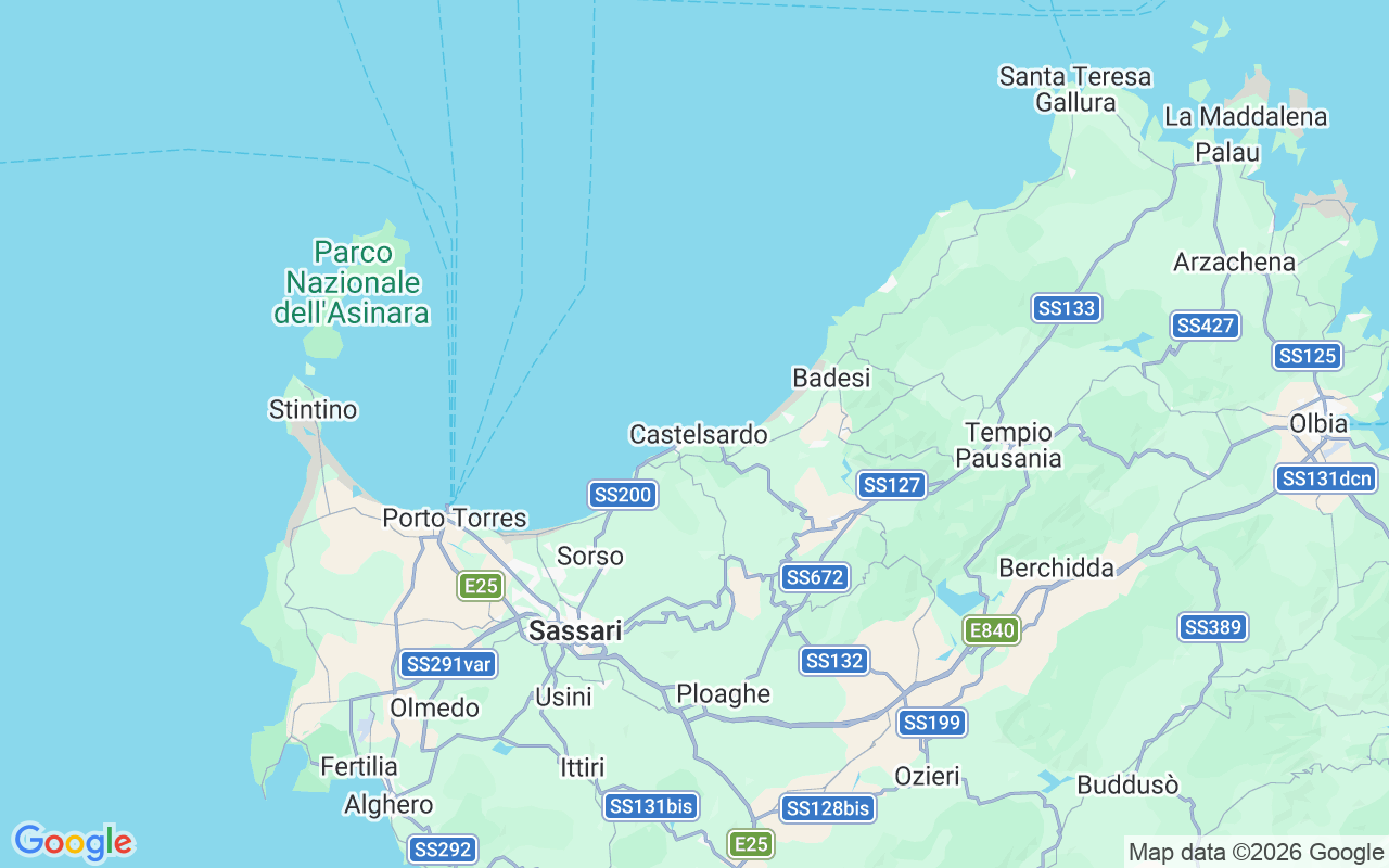 Emplacement du Semi-rigide: Castelsardo, Castelsardo