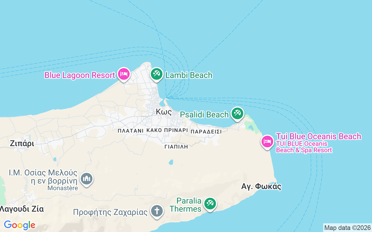 Emplacement du Catamaran: Marina Kos, Kos