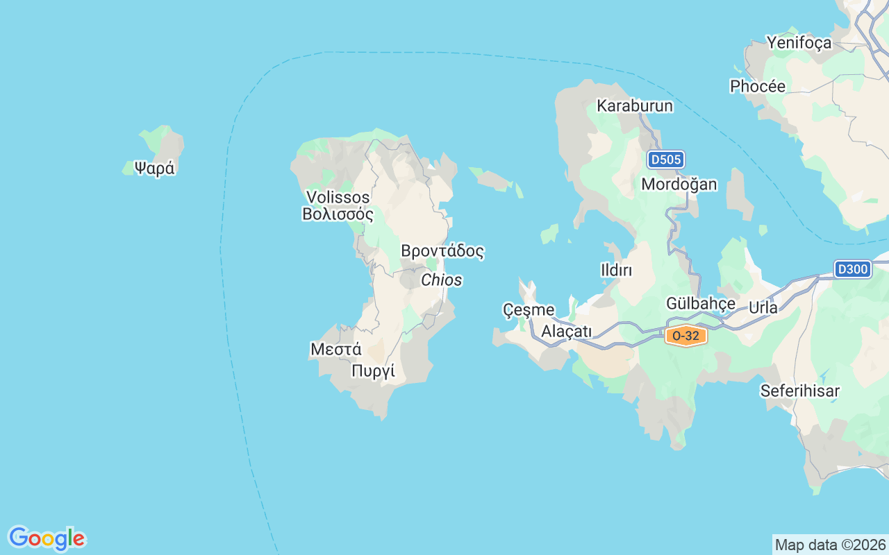 Emplacement du Voilier: Chios, Chios