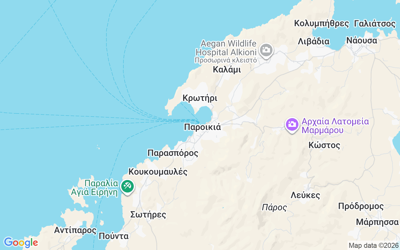 Τοποθεσία Μηχανοκίνητο γιοτ: Port Paroikia, Παροικιά 844 00