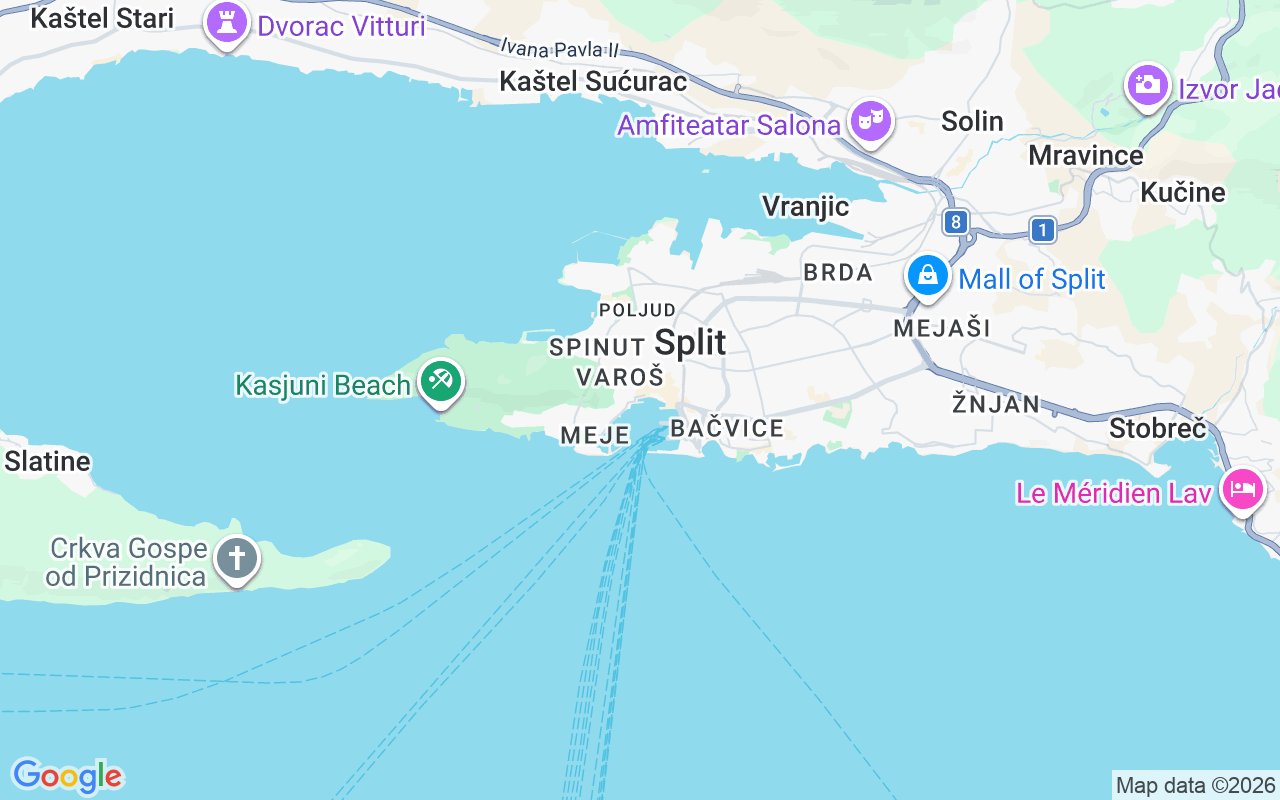 Ubicación Lancha: Trumbićeva Obala 13, Split