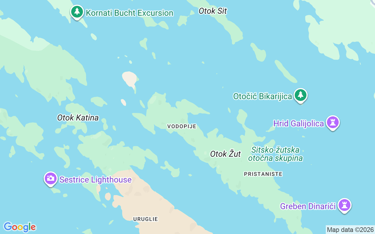De locatie van Motorboot: Sali Marina, Sali