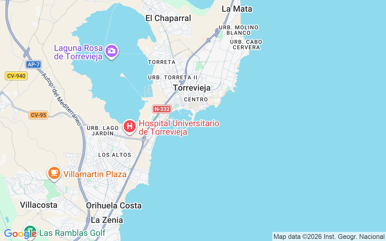 Ubicación Velero: Marina Salinas, Torrevieja