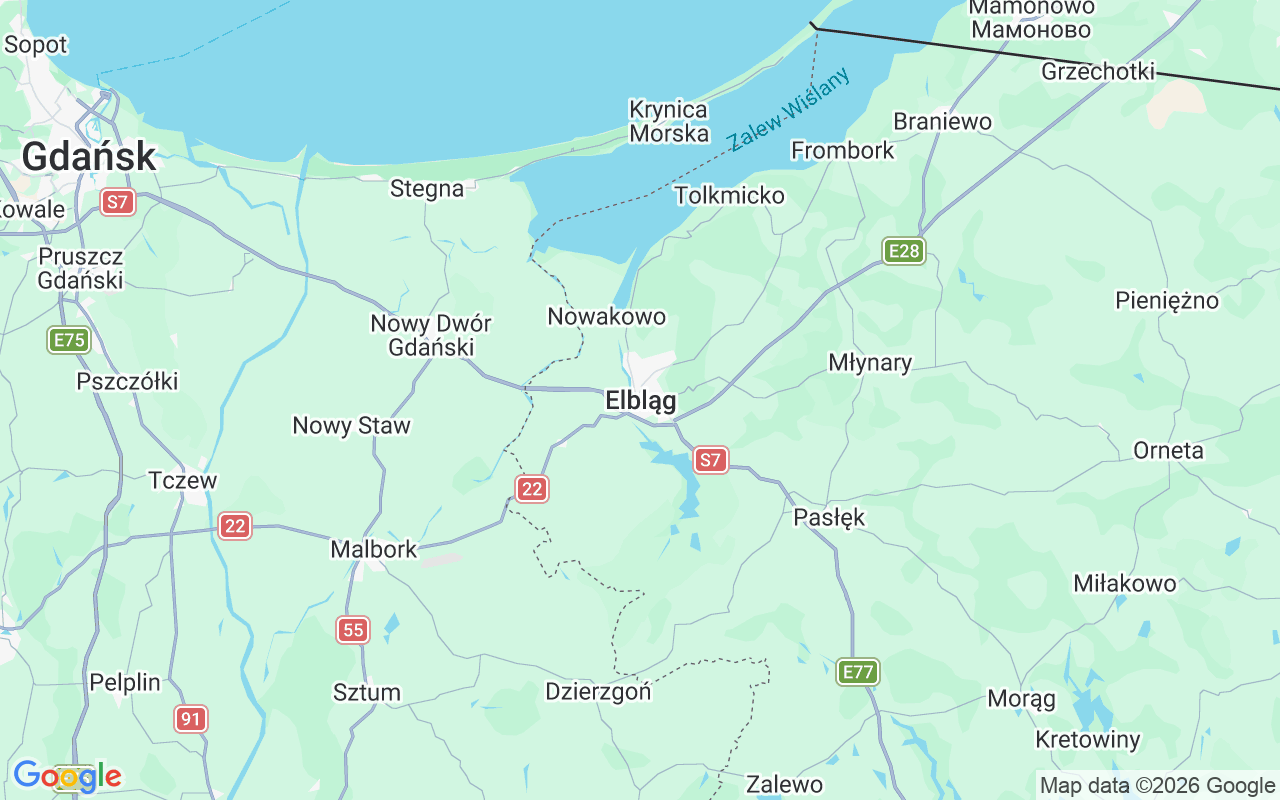 Łódź motorowa w lokalizacji: Bryza, Elbląg
