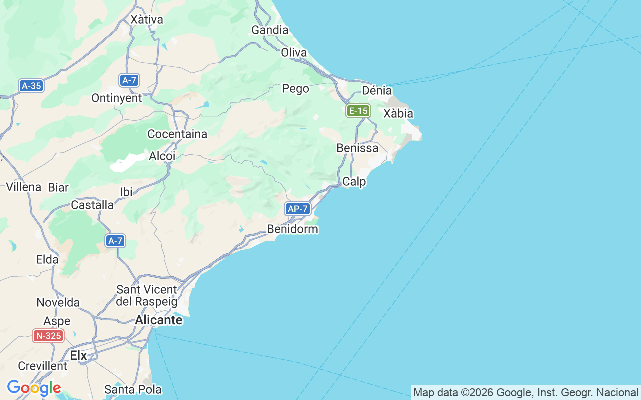 Location of the Motorboat: Club Náutico De Altea, Altea
