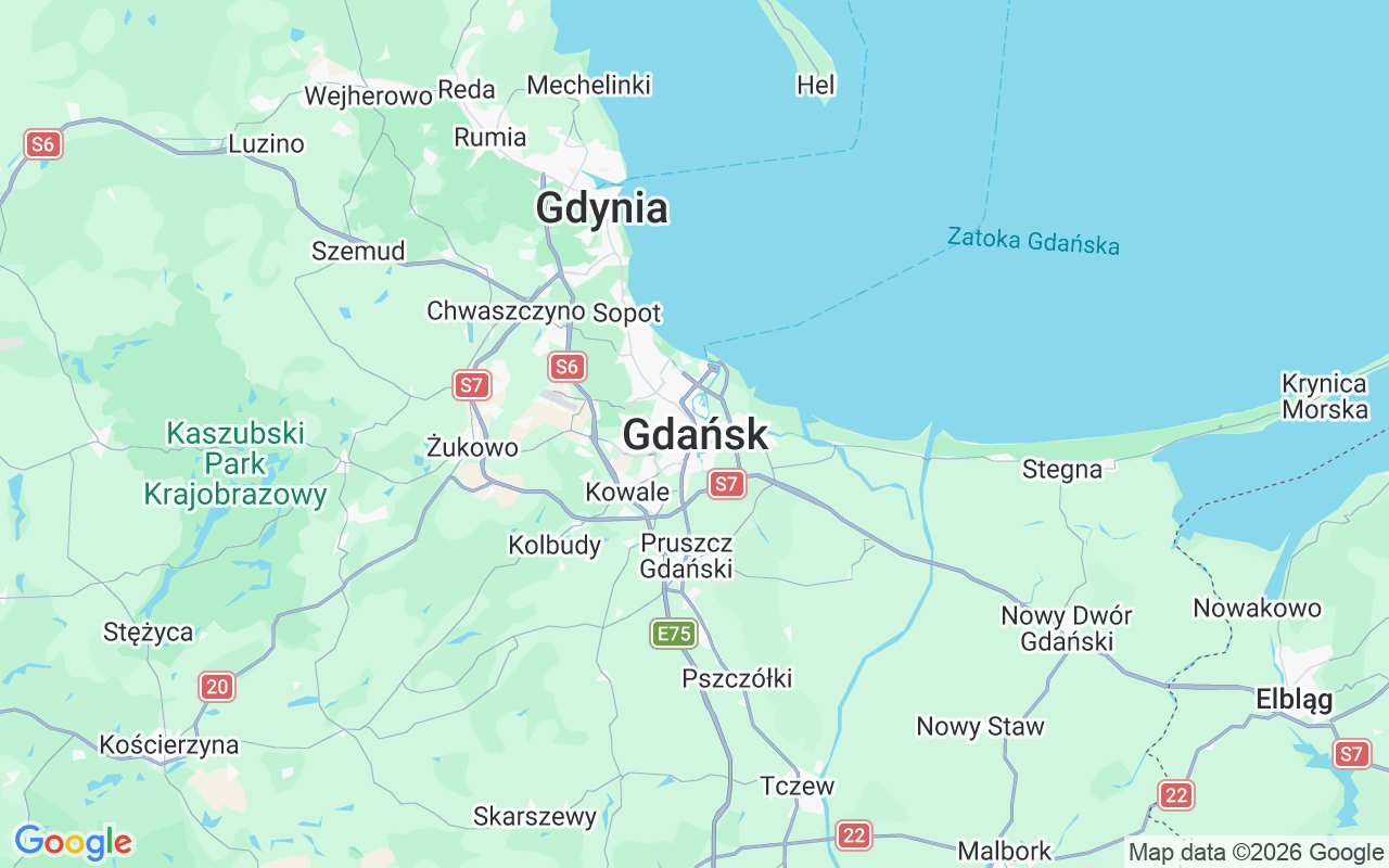 De locatie van Motorboot: Gdańsk, Gdańsk