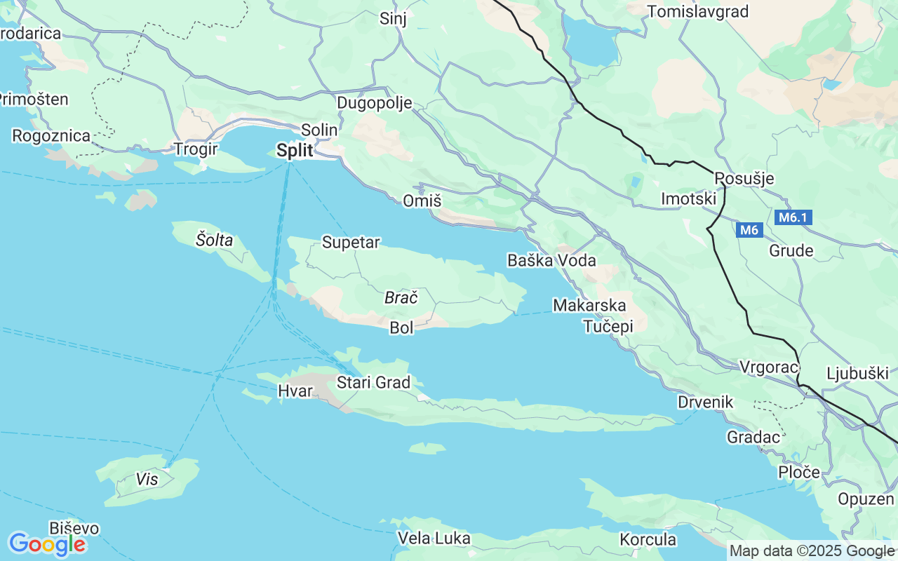 Ubicación Neumática: Pučišća, Croacia
