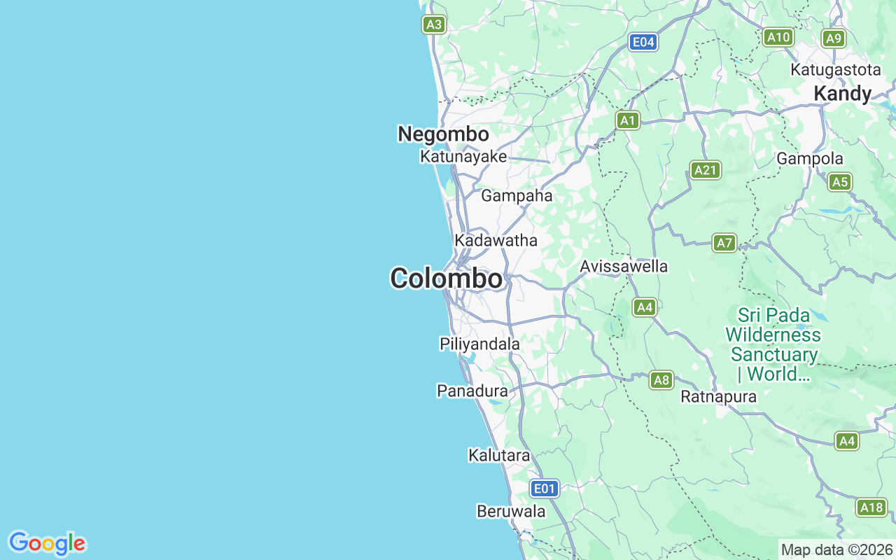 De locatie van Zeilboot: Colombo Port City Marina, Colombo