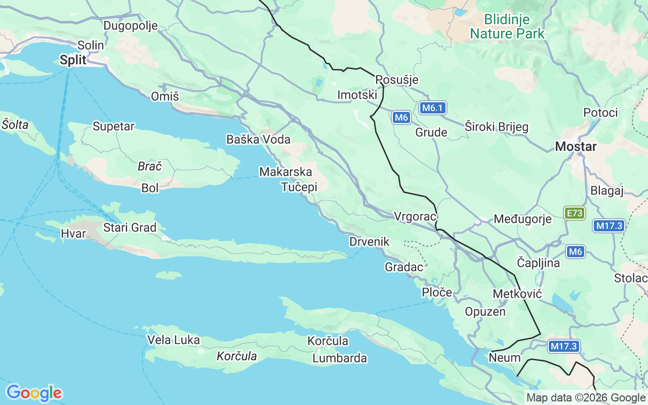 Location of the Motorboat: Lučica Podgora, Općina Podgora