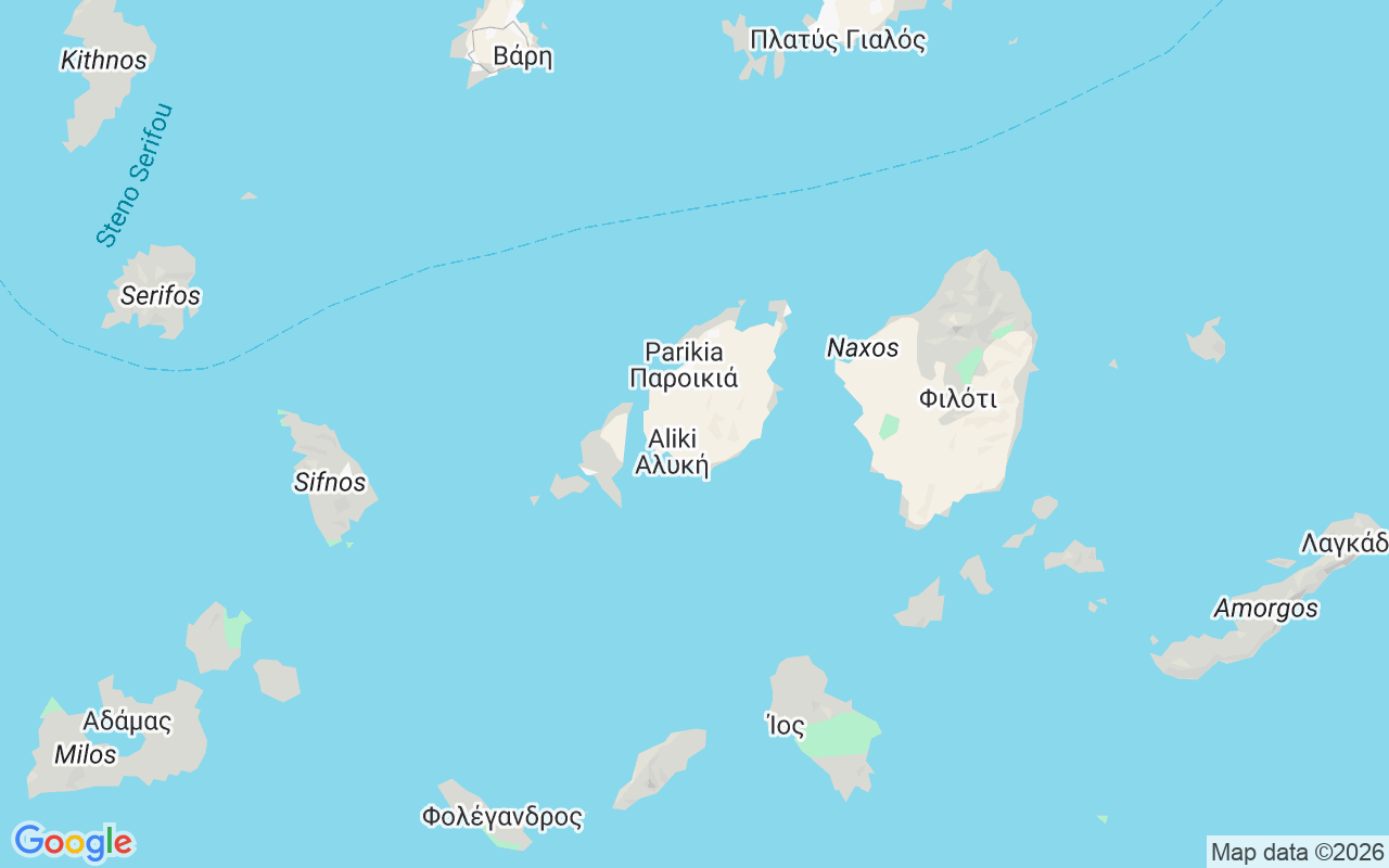 Liegeplatz Segelboot: Port-Parikia, Paros