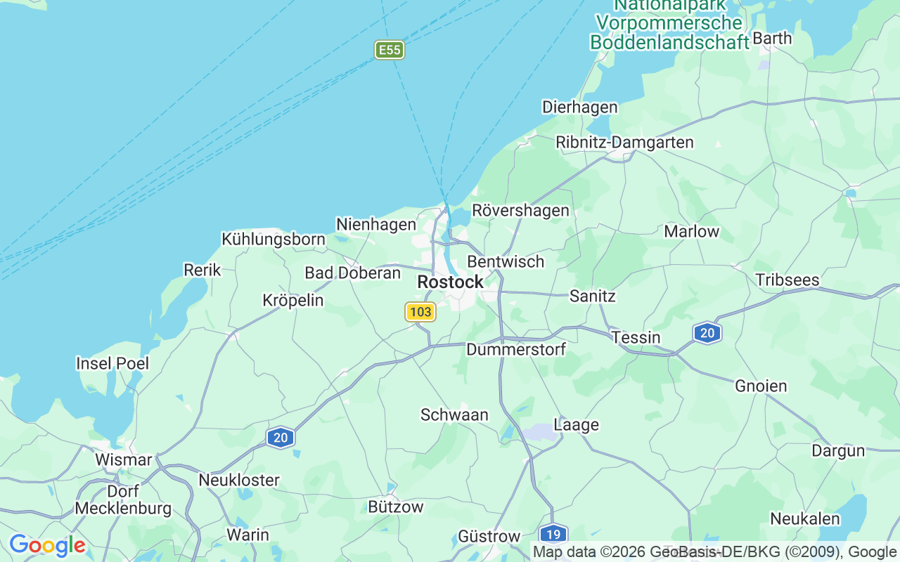 Liegeplatz Motorboot: Stadthafen, Rostock