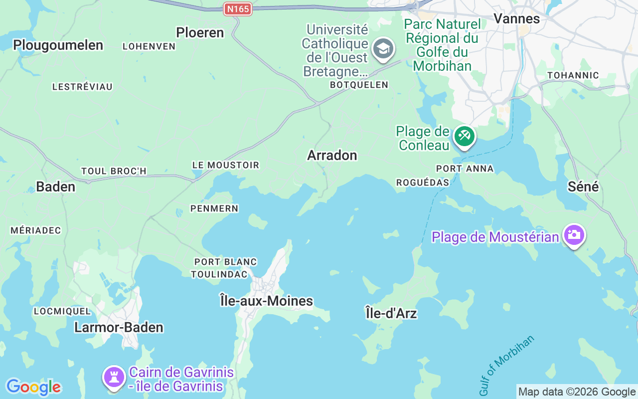 Location of the RIB: Port D'arradon, Arradon