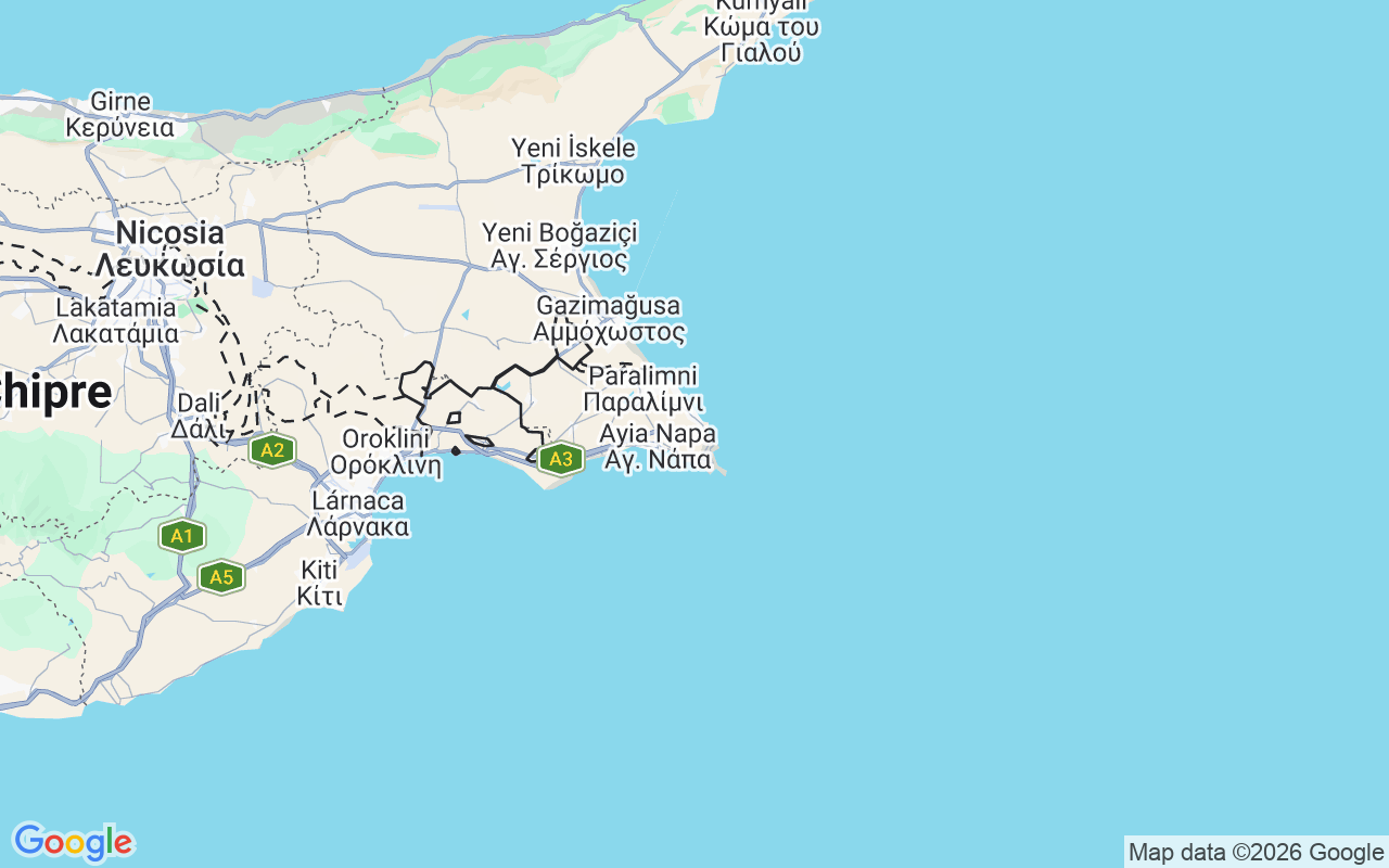 Ubicación Yate a motor: Green Bay, Protaras, Protaras
