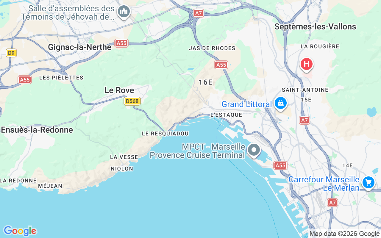 Localização do(a) Lancha: Marselha, França