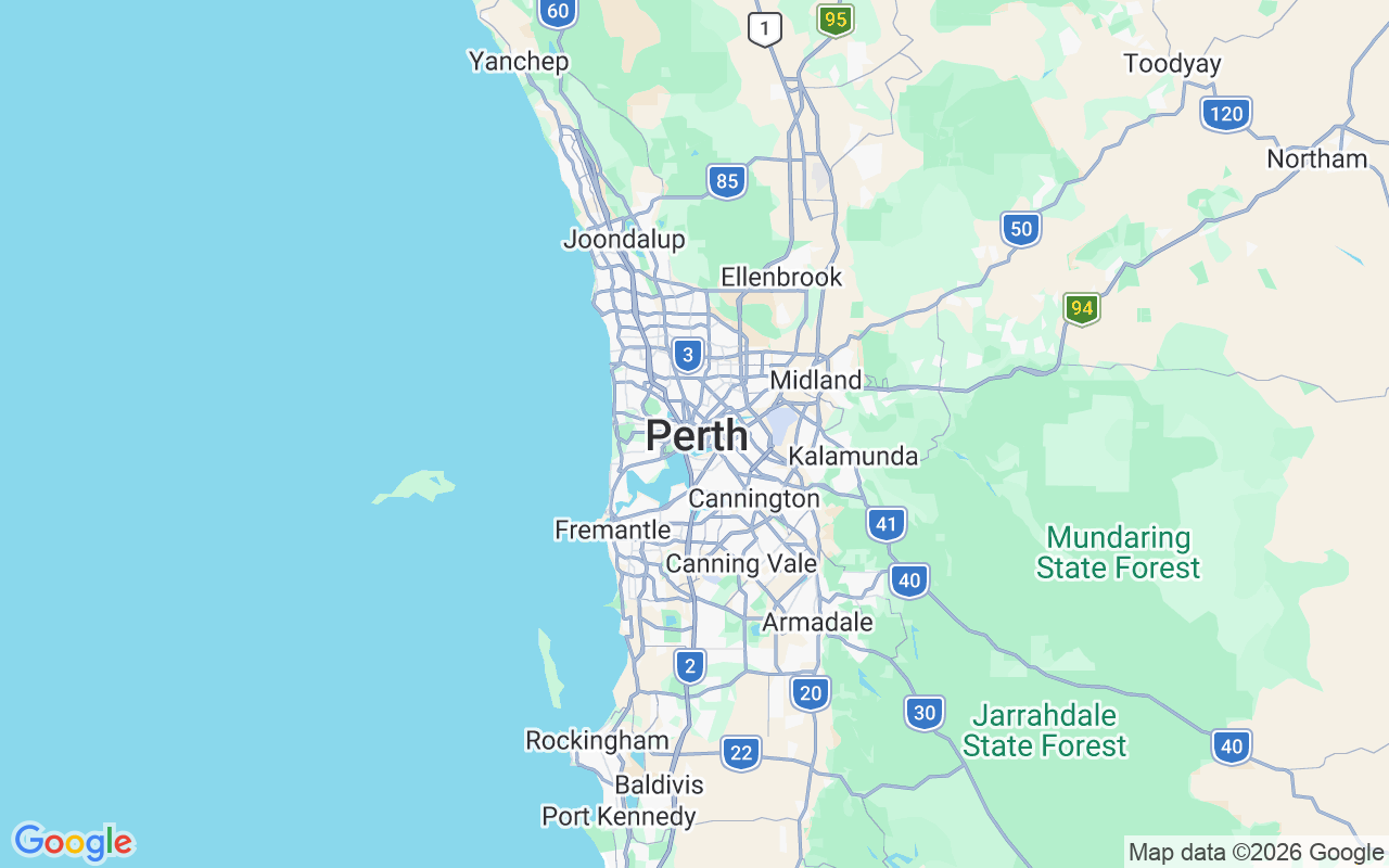 Ubicación Neumática: Perth Australia Occidental, Australia