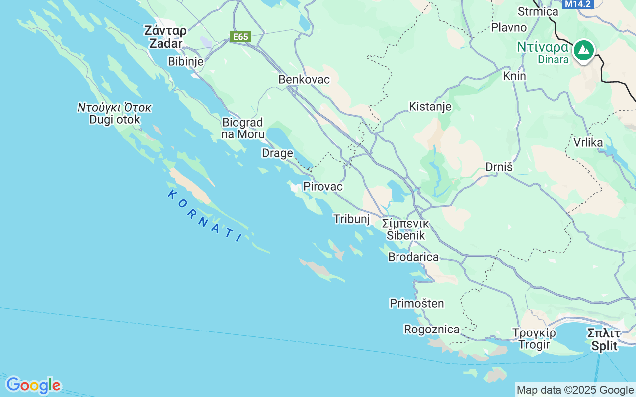 Τοποθεσία Φουσκωτό: Tisno, Općina Tisno