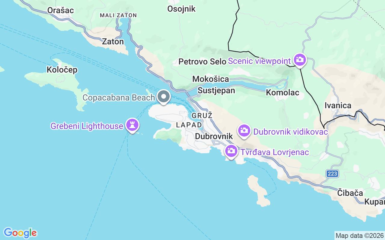 Localização do(a) Lancha: Dubrovnik, Croácia