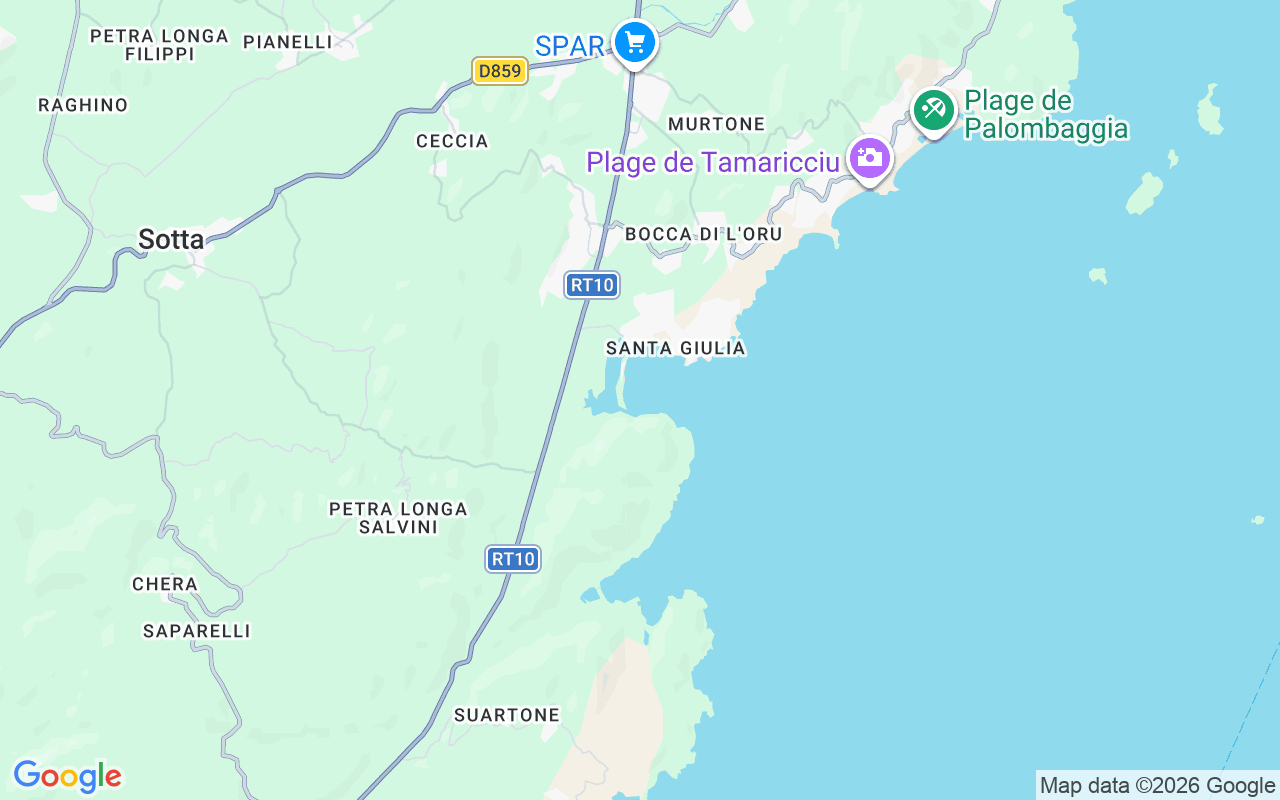 De locatie van RIB: Mouillages De Santa Giulia, 20137 Porto-Vecchio