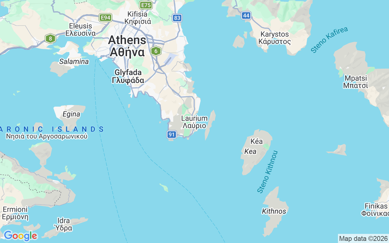 Location of the Catamaran: Laurium, Greece