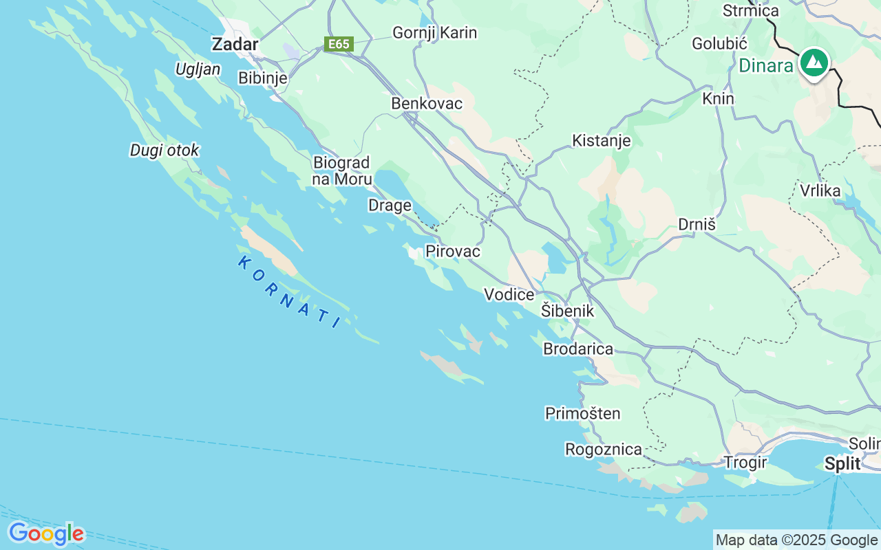 Plats för Segelbåt: Jezera, Kroatien