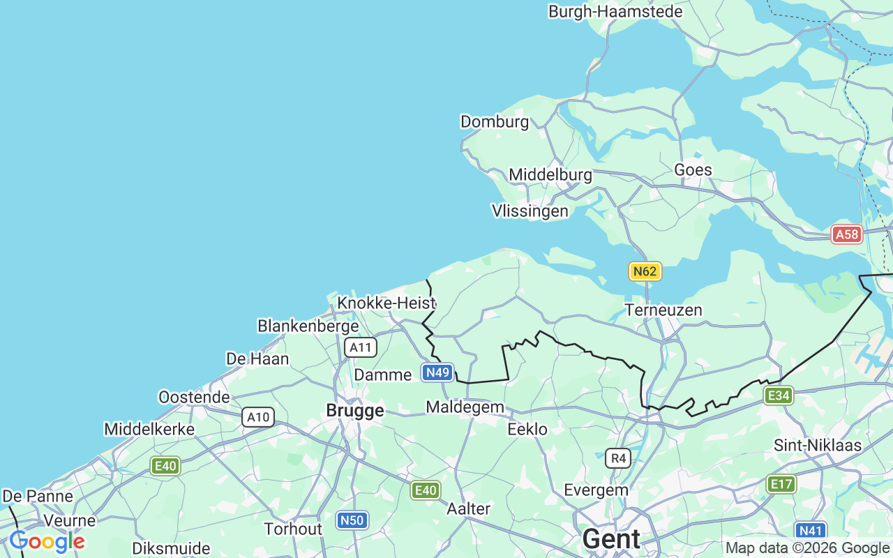 De locatie van Zeilboot: Cadzand, Cadzand