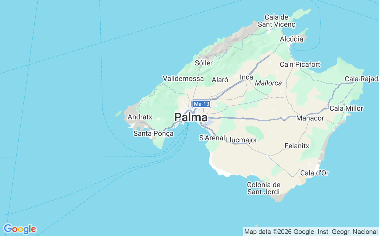 Ubicación Velero: Real Club Nautico De Palma, Palma