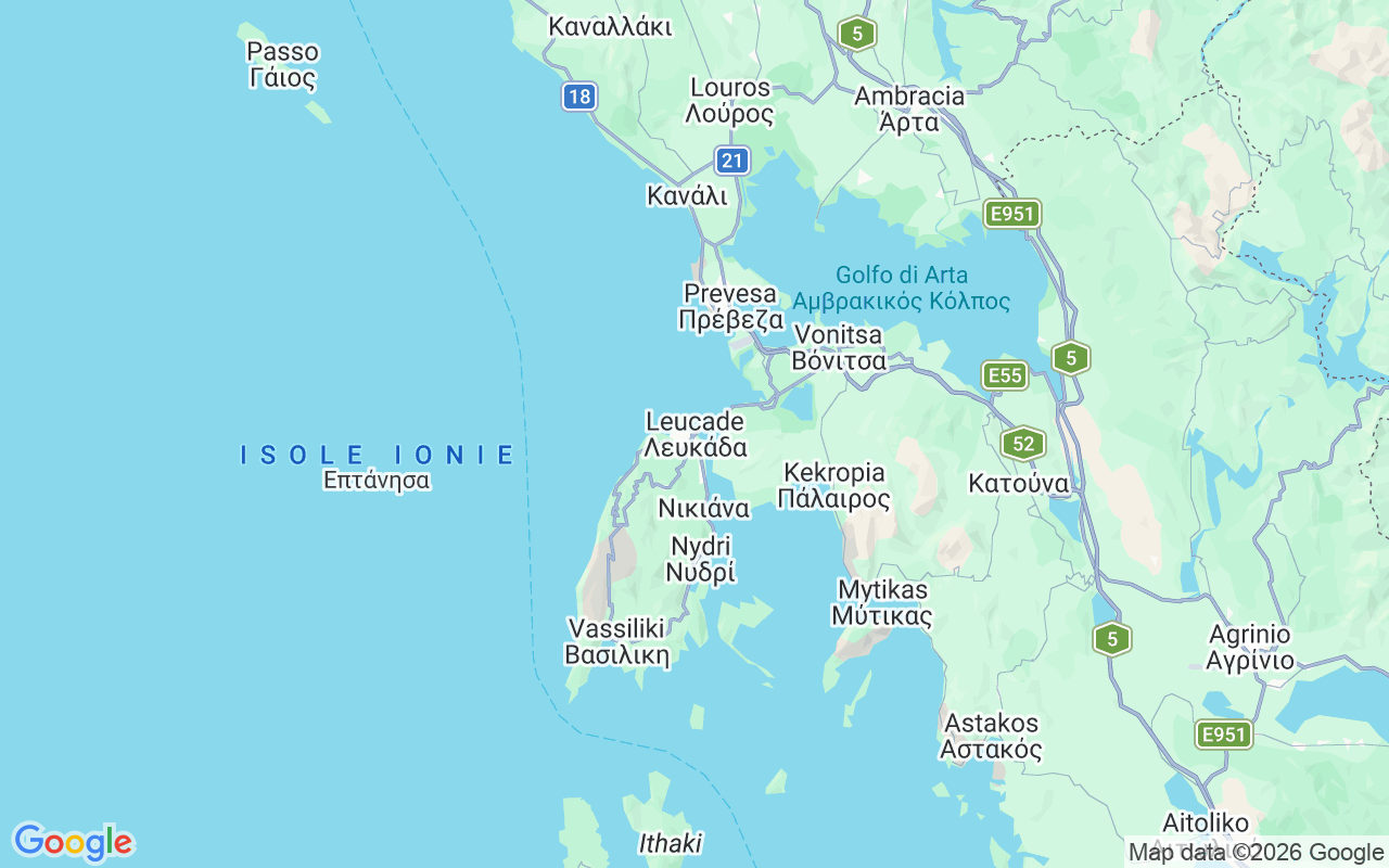Luogo Gommone: Ligia, Lefkada