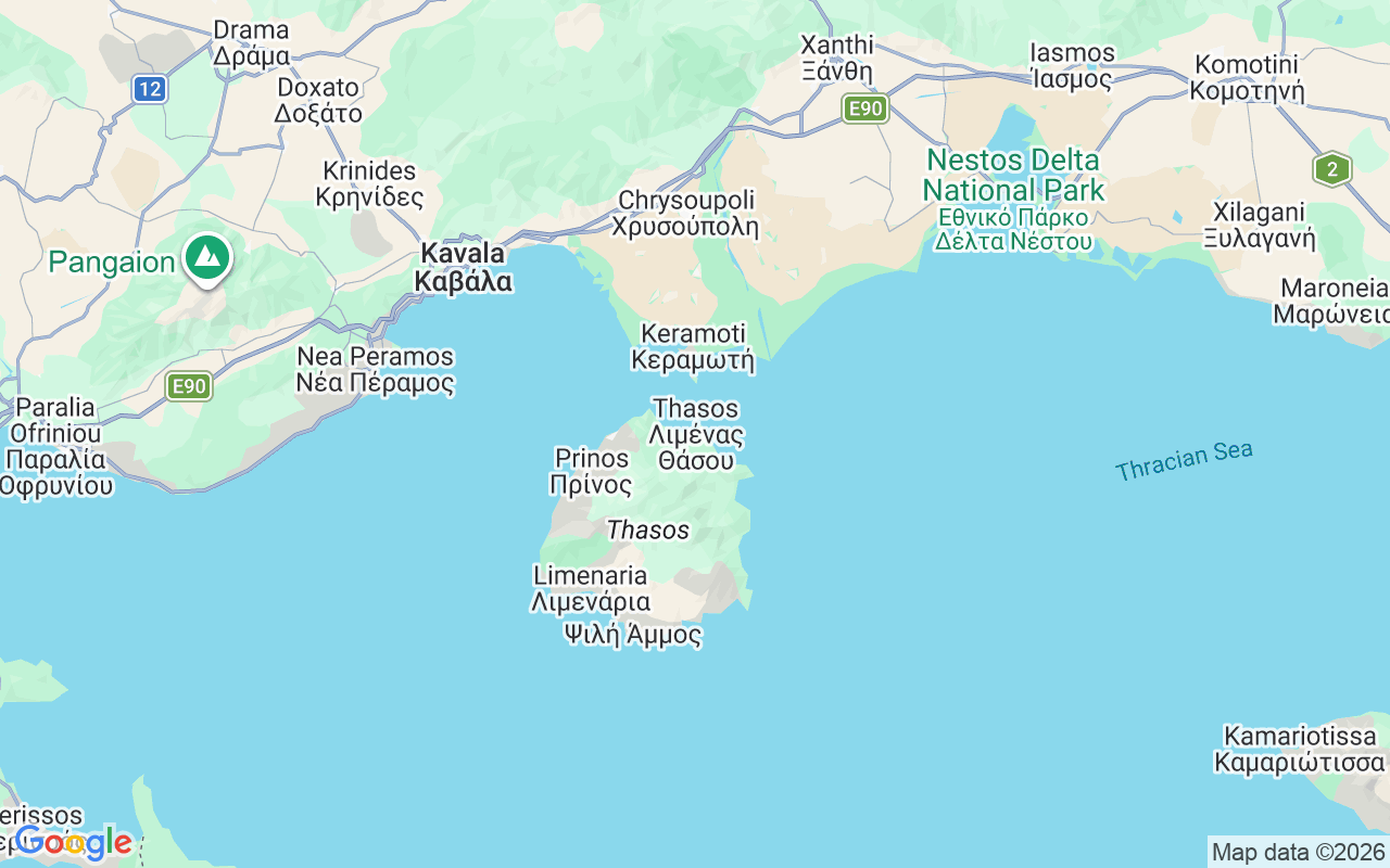 Location of the Motorboat: Limenas, Thasos