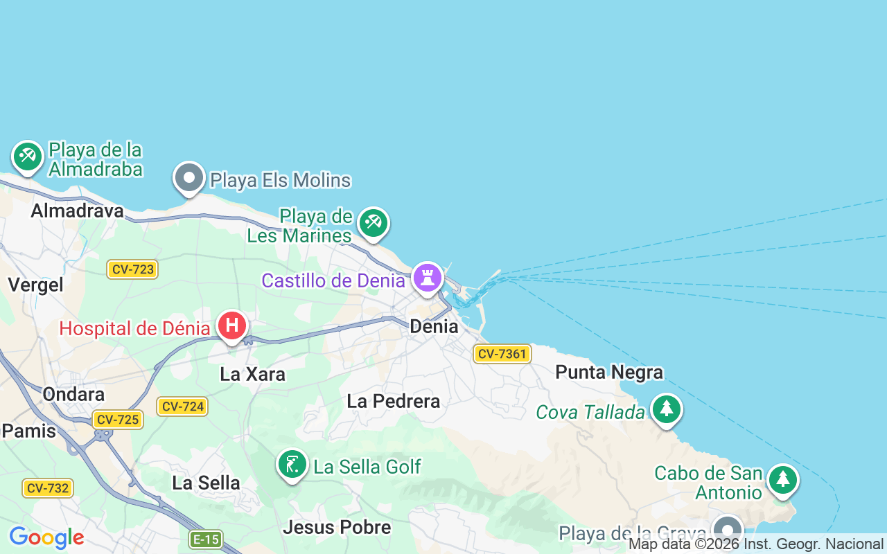 Ubicación Neumática: Marina El Portet De Denia, Denia