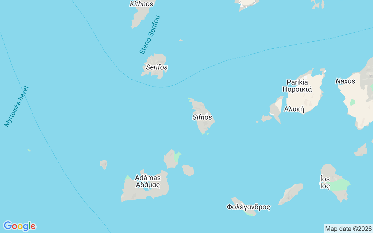 Plats för RIB-båt: Platis Gialos Marina, Sifnos