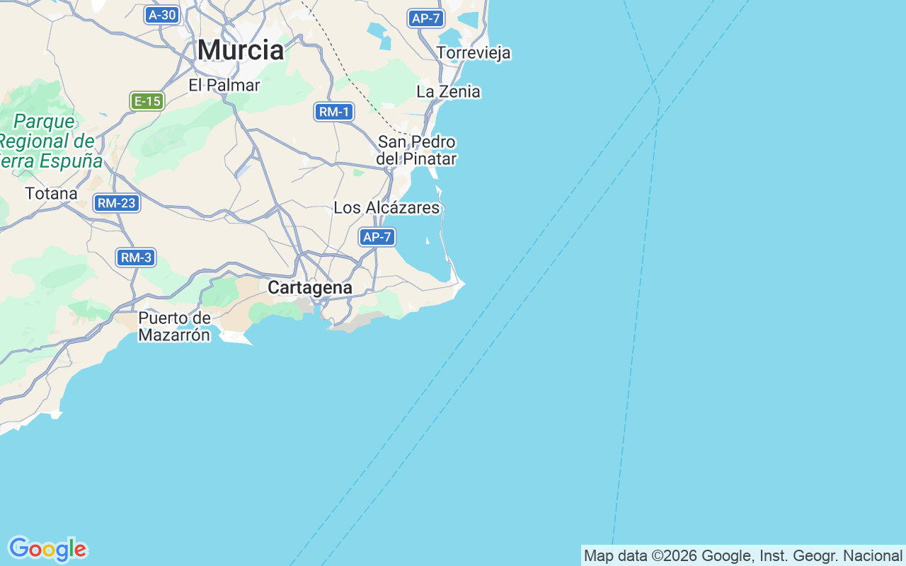 De locatie van Motorboot: Tomàs Maestre, La Manga Del Mar Menor
