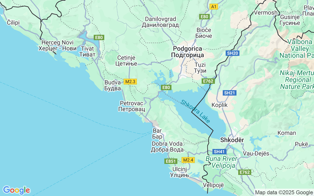 Location of the Motorboat: Virpazar,Bar, Virpazar