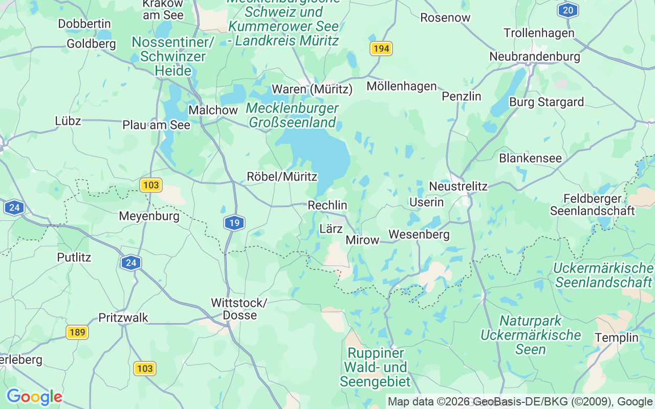 Liegeplatz Hausboot: Rechlin Nord, 17248 Rechlin