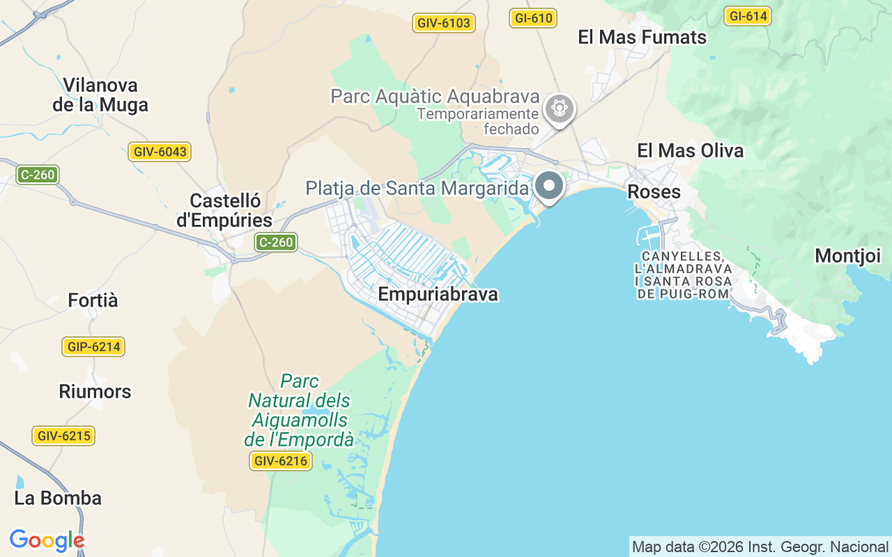 Localização do(a) Lancha: 17487 Empuriabrava, Espanha