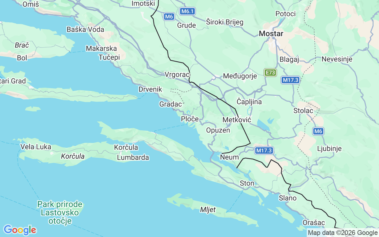 De locatie van Zeilboot: Ploče City Port, Ploče