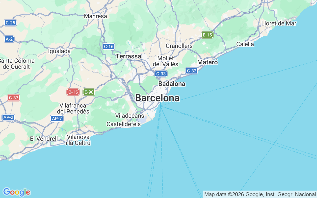 De locatie van Zeilboot: Puerto Olímpico Barcelona, Barcelona