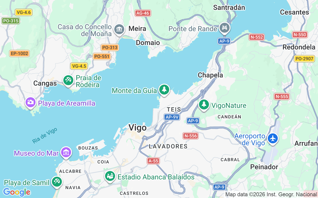 Localização do(a) Lancha: Vigo, Espanha