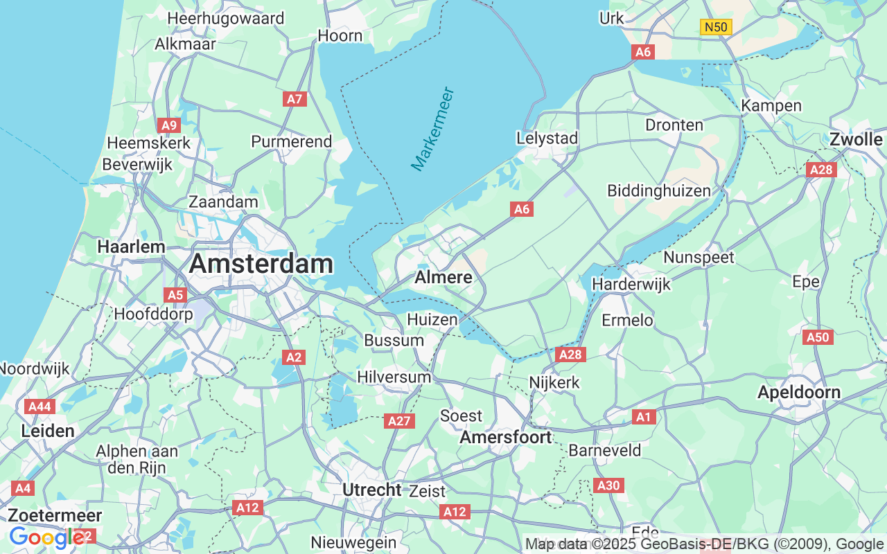 De locatie van Motorboot: Almere Stad Of Almere Haven, Almere