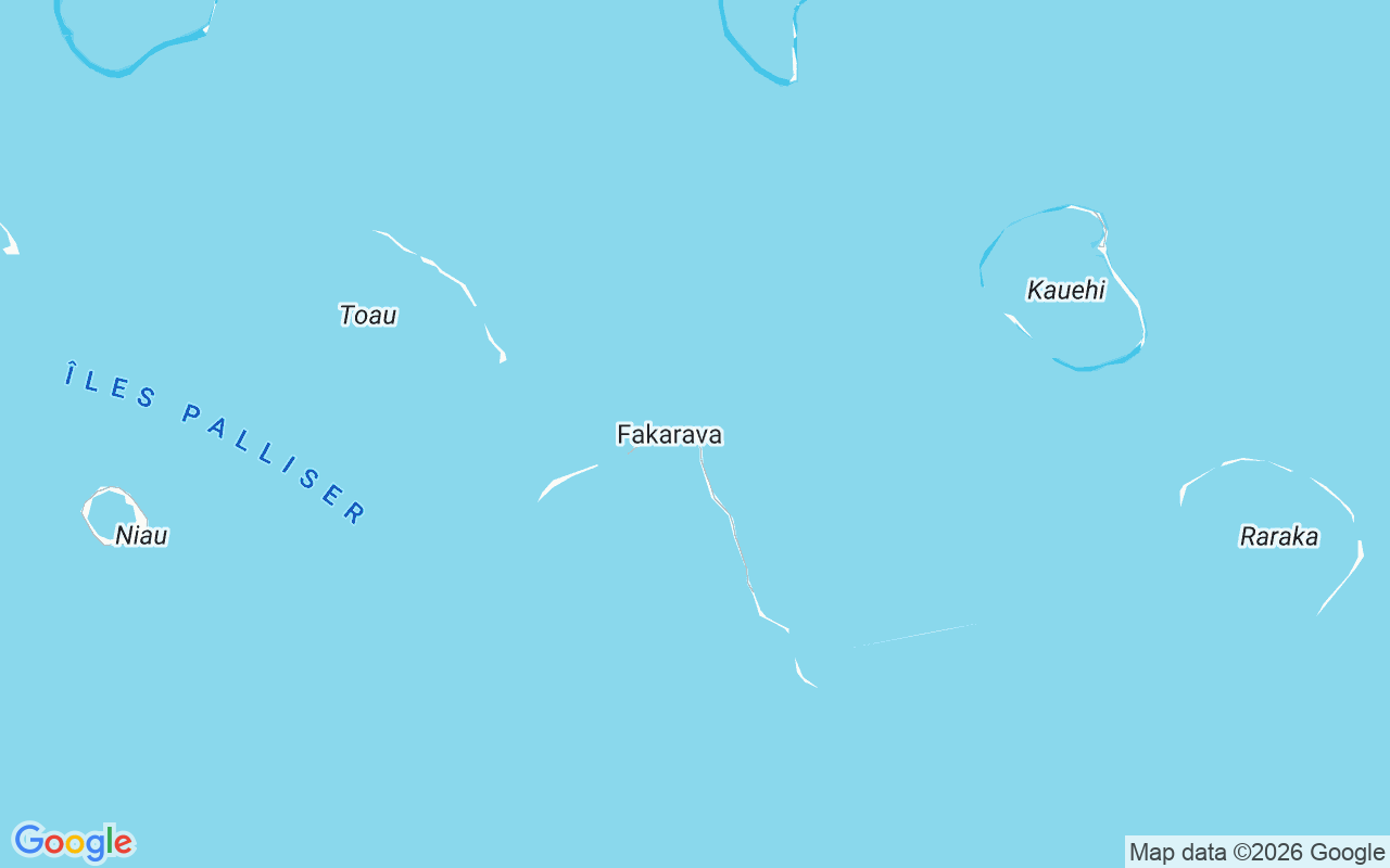 Emplacement du Catamaran: Fakarava, Rotoava