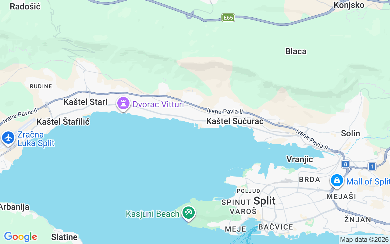 De locatie van Catamaran: Marina Kastela, Split