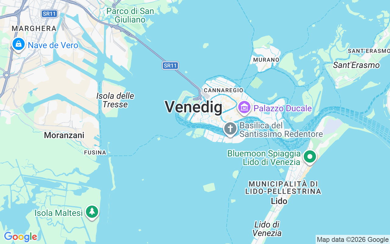 Plats för Motorbåt: Venedig, Italien