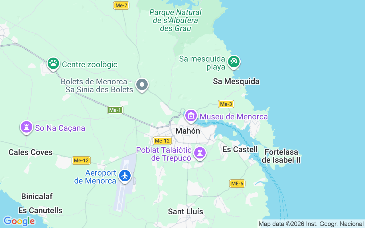 De locatie van Motorboot: Marina Menorca, Maó