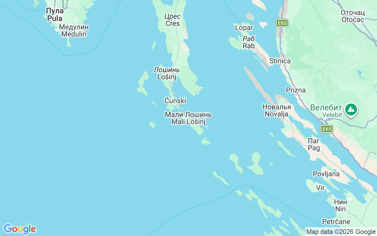 Местоположение RIB (надувная моторная лодка): Mali Losinj, Мали-Лошинь