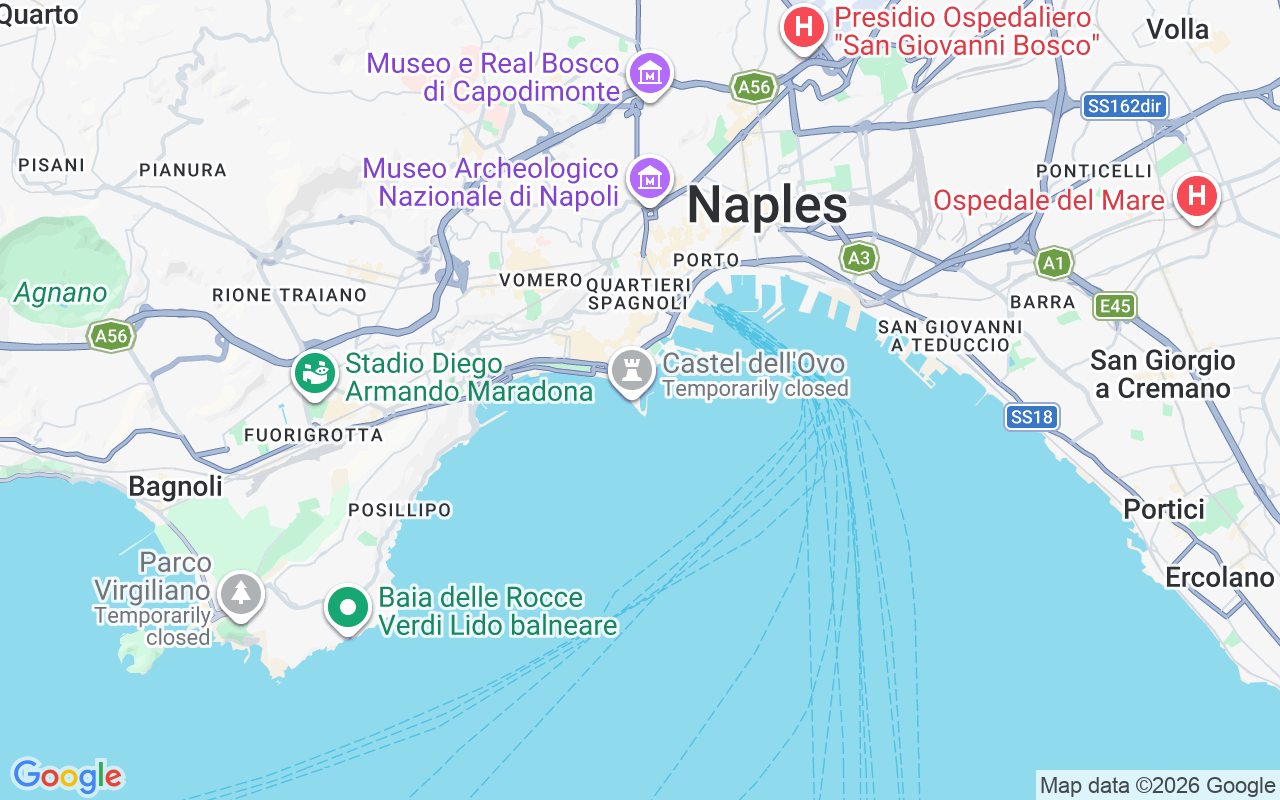 Location of the Motorboat: Porto Di Marina Di Santa Lucia, Naples