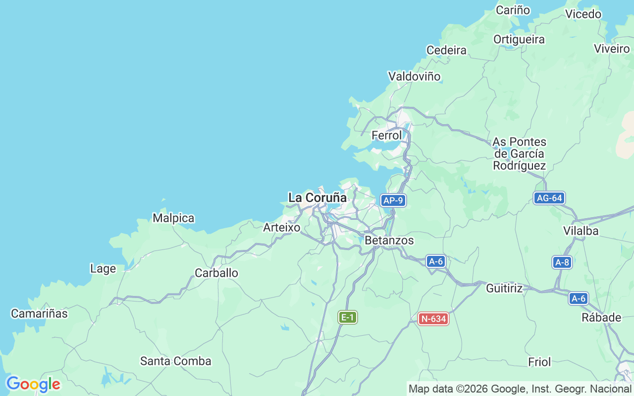 Ubicación Velero: Sada, La Coruña