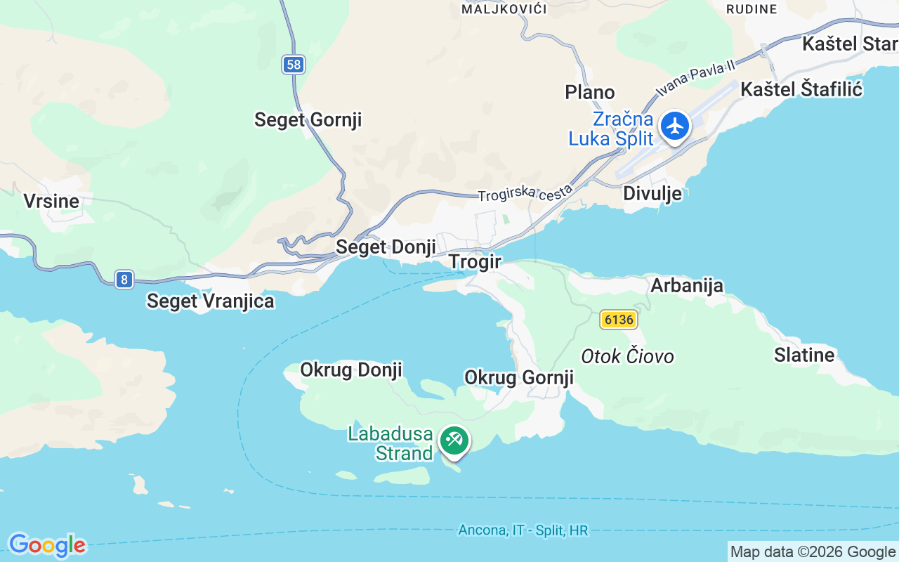 Ubicación Goleta: Marina & Yacht Service Center Trogir (Sct), Trogir