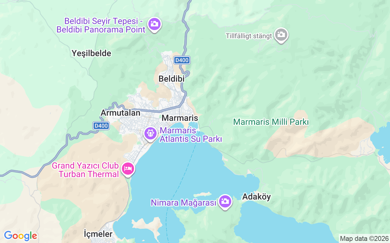 Plats för Guletbåt: Marmaris, Marmaris