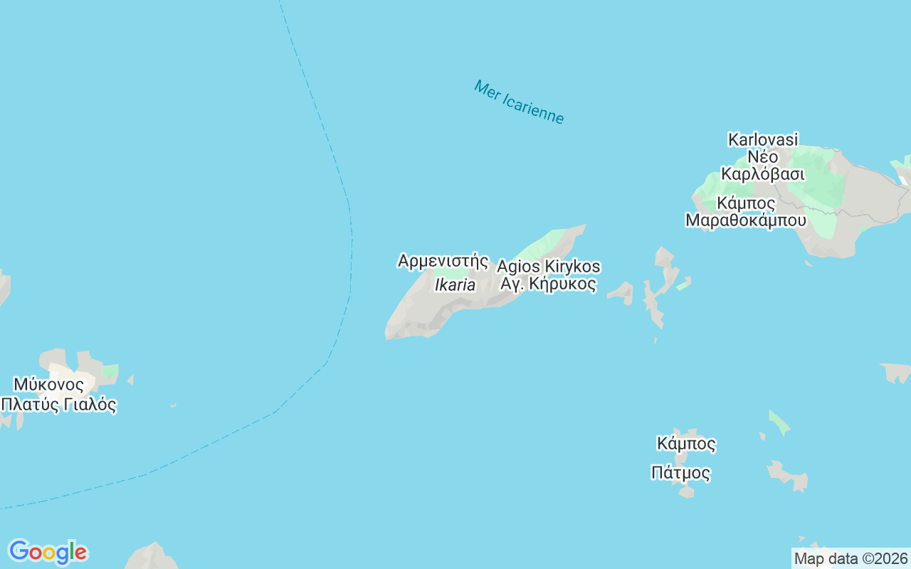 Emplacement du Semi-rigide: Ikaria Samos, Ikaria