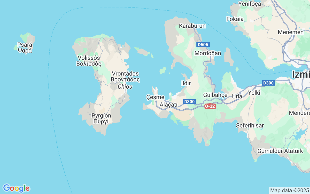 Plats för Katamaran: Çeşme, Çeşme